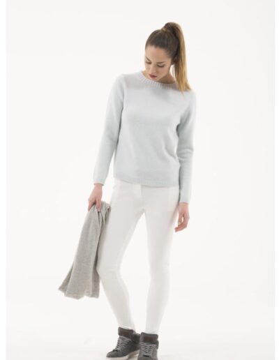 Rappresentante abbigliamento Riccardo Calmonte - Maglificio Bartolini - Maglione bianco donna