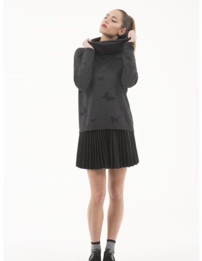 Rappresentante abbigliamento Riccardo Calmonte - Maglificio Bartolini - Vestito farfalle donna